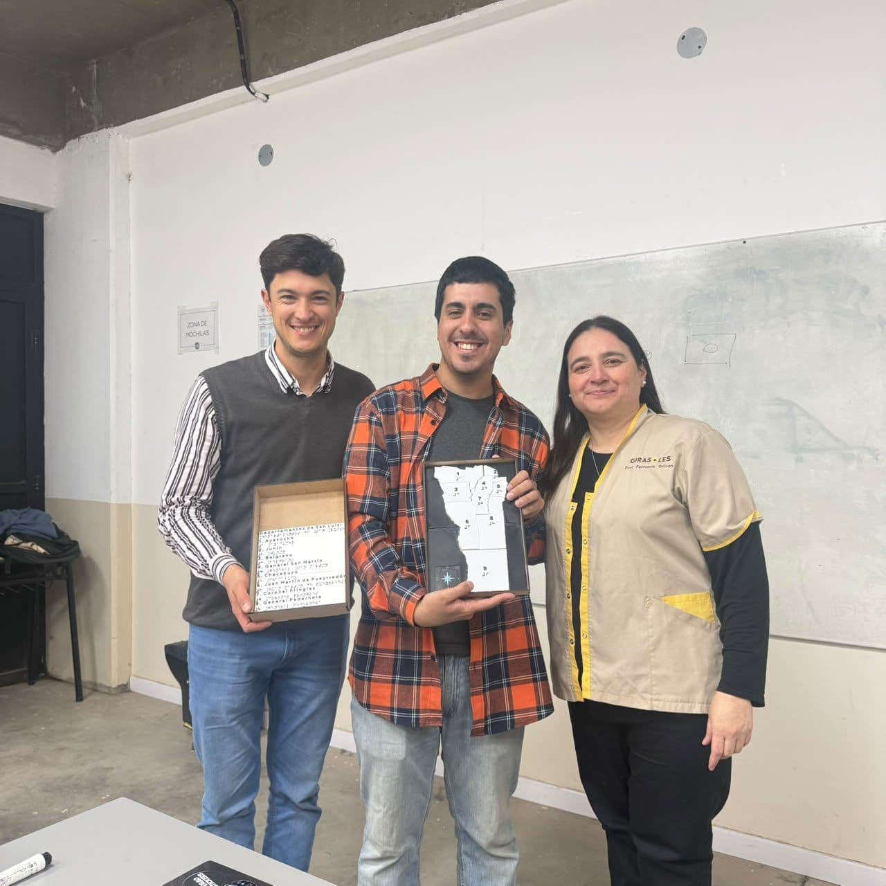 Mapoteca adaptada para personas ciegas y con baja visión